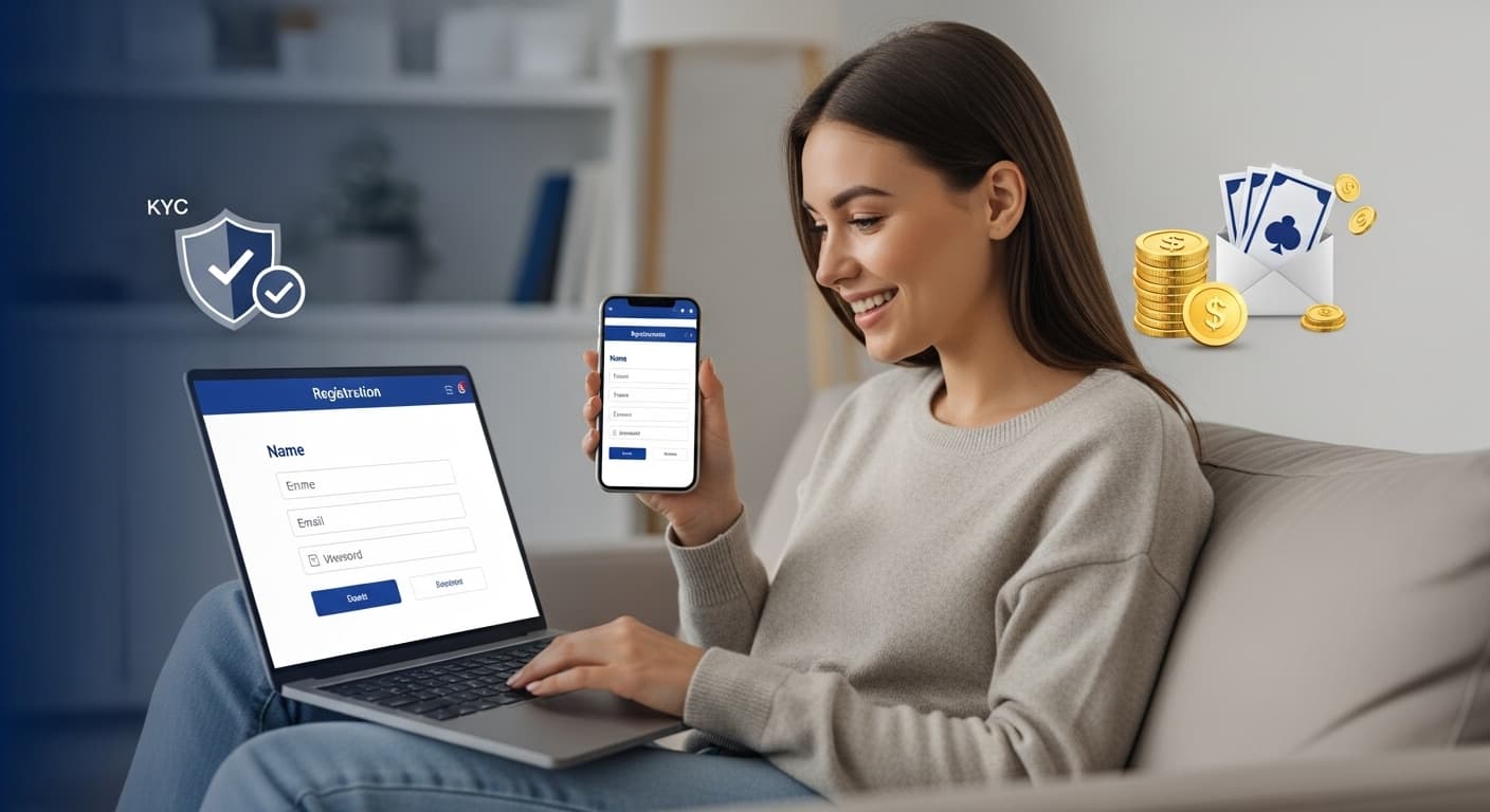 Kuidas online kasiinos registreeruda: samm-sammult juhend image