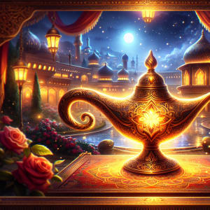 **Alustage maagilise Araabia seiklusega Wizard Gamesi mänguautomaadi "Lucky Lamp" väljalaskega**