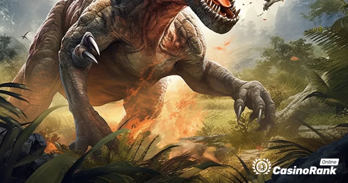 Playn GO toob turule mängu Raging Rex 3 kolme põneva tasuta keerutusrežiimiga